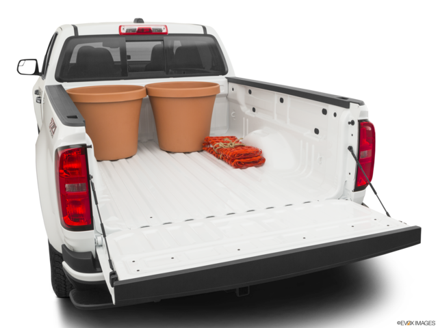 2021 chevrolet colorado cargo area with stuff