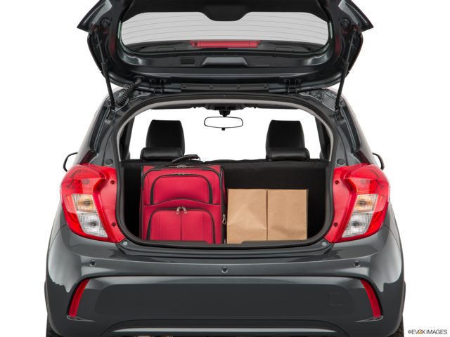 2021 chevrolet spark cargo area with stuff