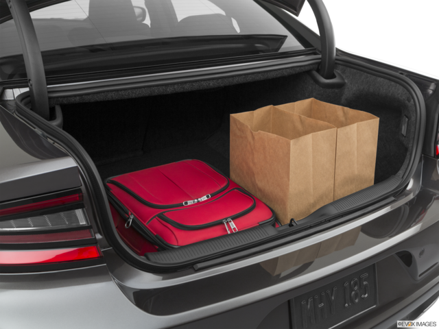 2021 dodge charger cargo area with stuff