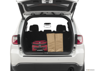 2021 dodge durango cargo area with stuff