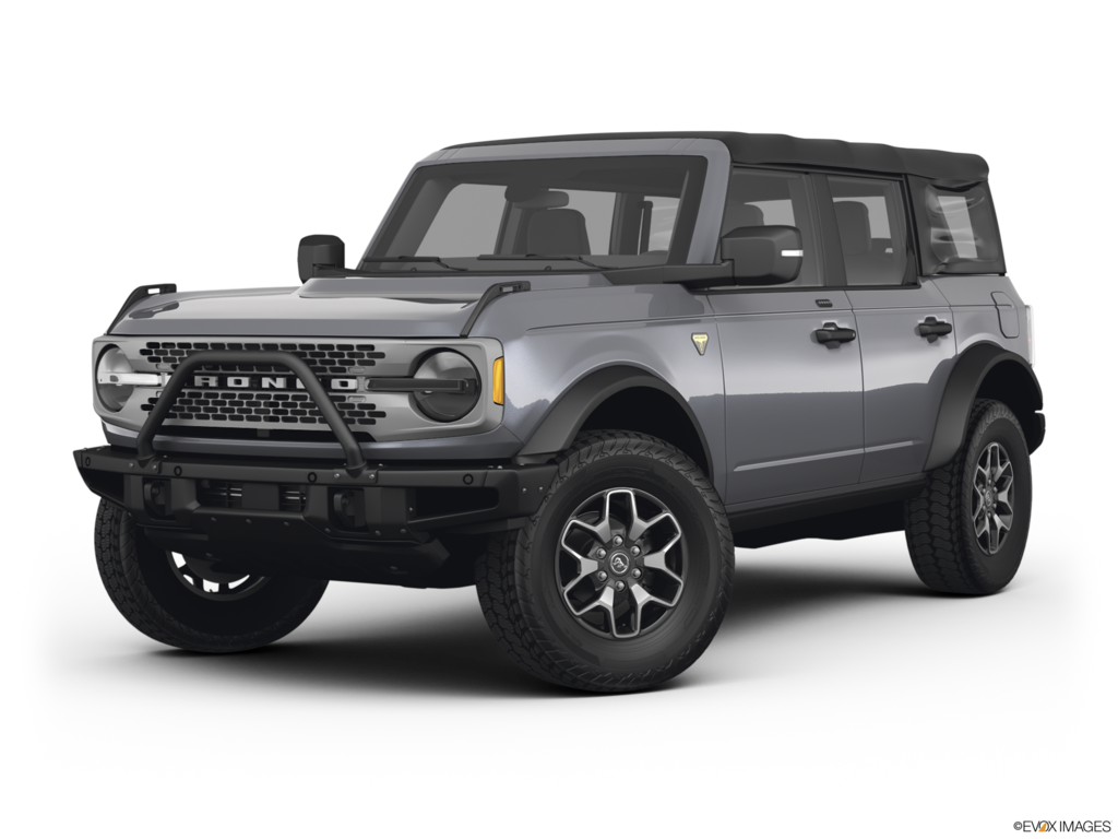2021 ford bronco angled front
