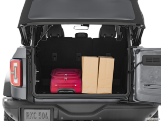 2021 ford bronco cargo area with stuff