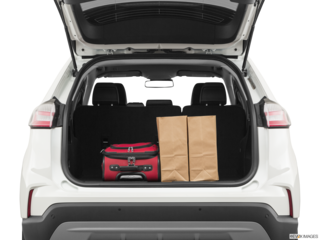 2021 ford edge cargo area with stuff