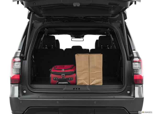 2021 ford expedition cargo area with stuff