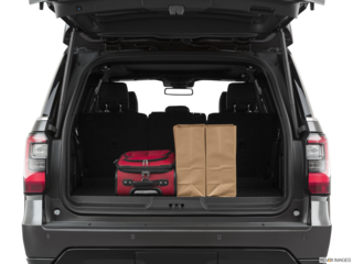 2021 ford expedition cargo area with stuff