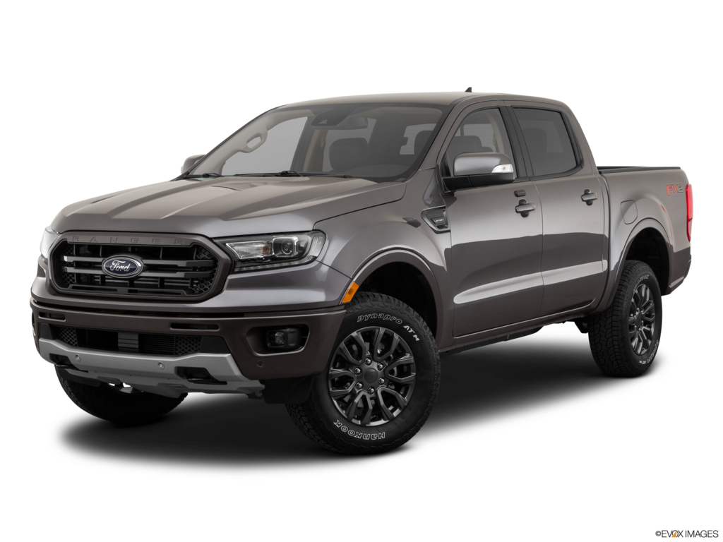 2021 ford ranger angled front