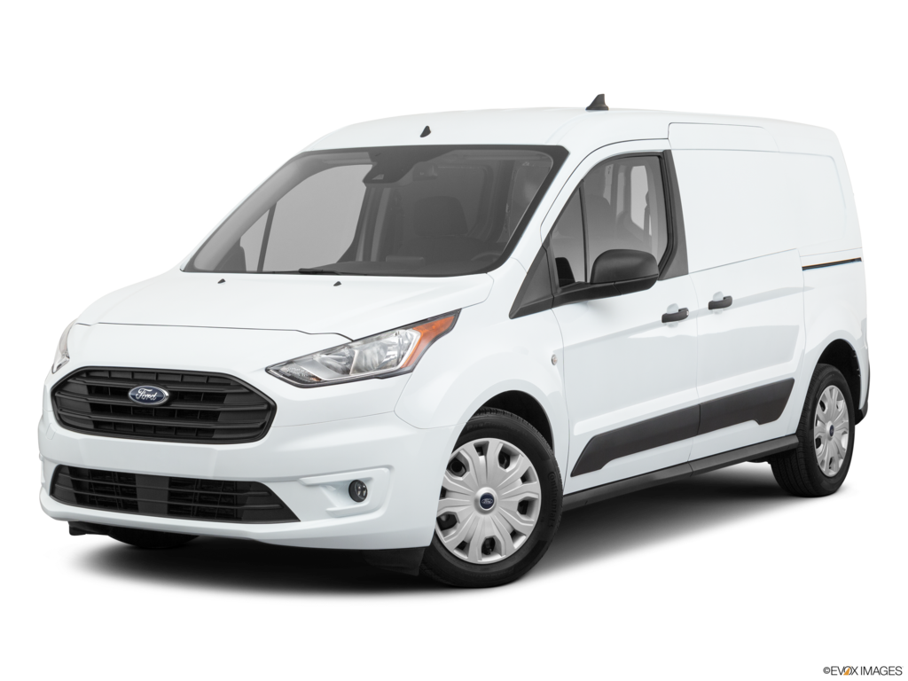 2021 ford transit-connect angled front
