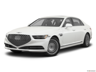 2021 genesis g90 angled front