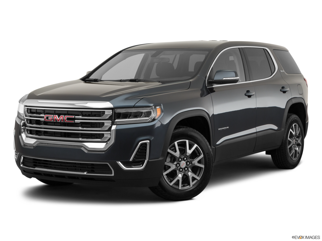 2021 gmc acadia angled front