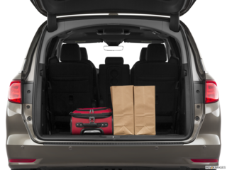 2021 honda odyssey cargo area with stuff