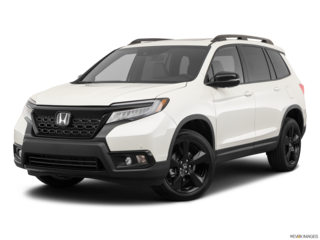 2021 honda passport angled front