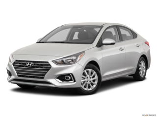 2021 hyundai accent angled front