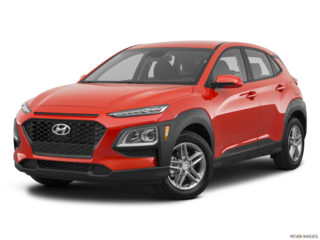 2021 hyundai kona angled front