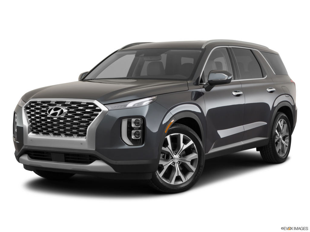 2021 hyundai palisade angled front
