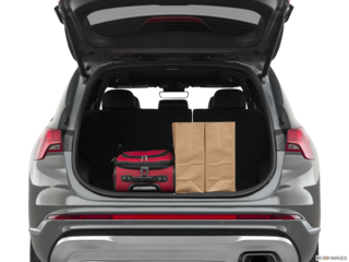 2021 hyundai santa-fe cargo area with stuff