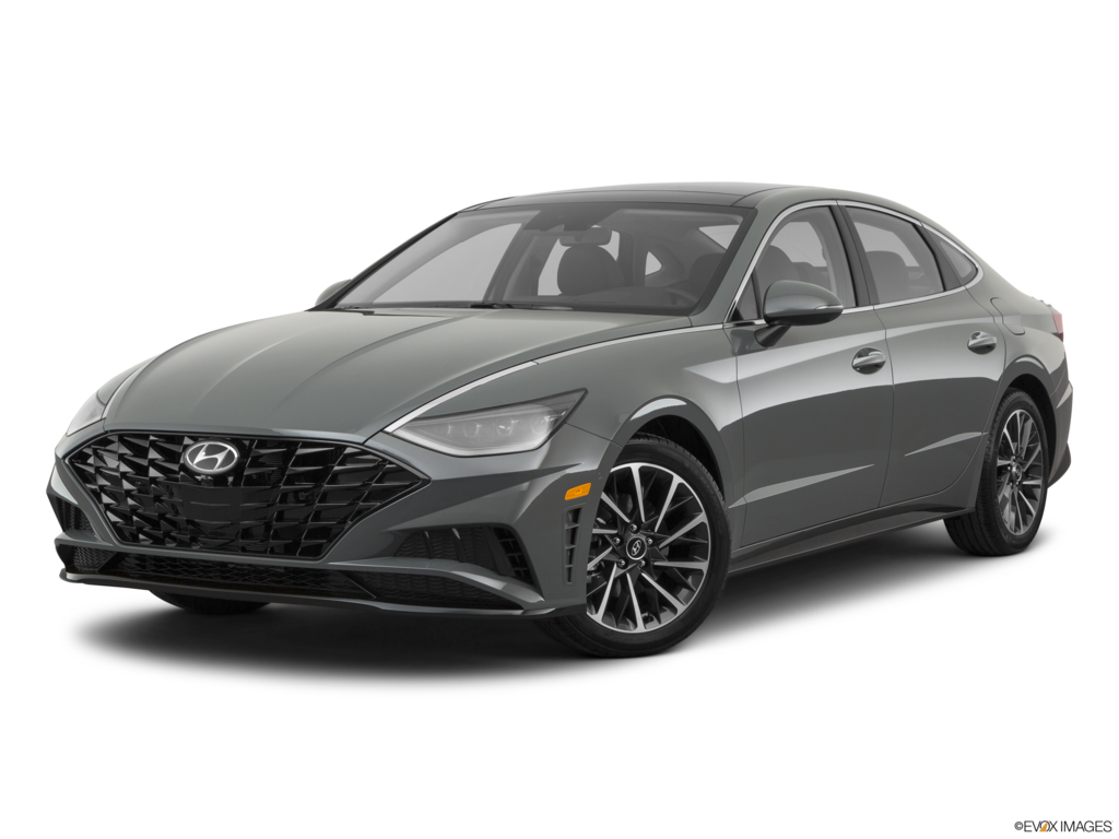 2021 hyundai sonata angled front