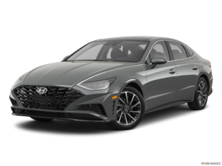 2021 hyundai sonata angled front