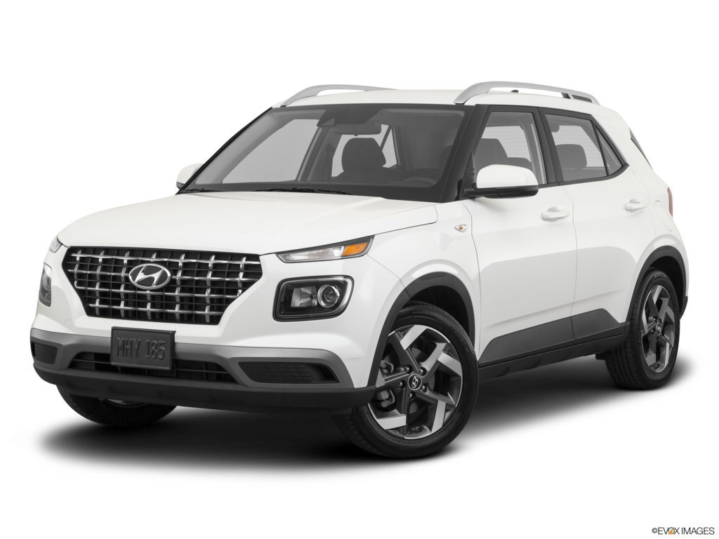 2021 hyundai venue angled front