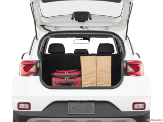 2021 hyundai venue cargo area with stuff