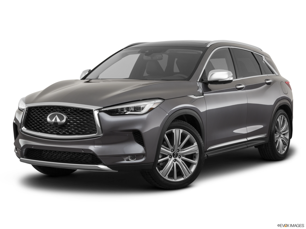 2021 infiniti qx50 angled front