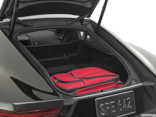 2021 jaguar f-type cargo area with stuff