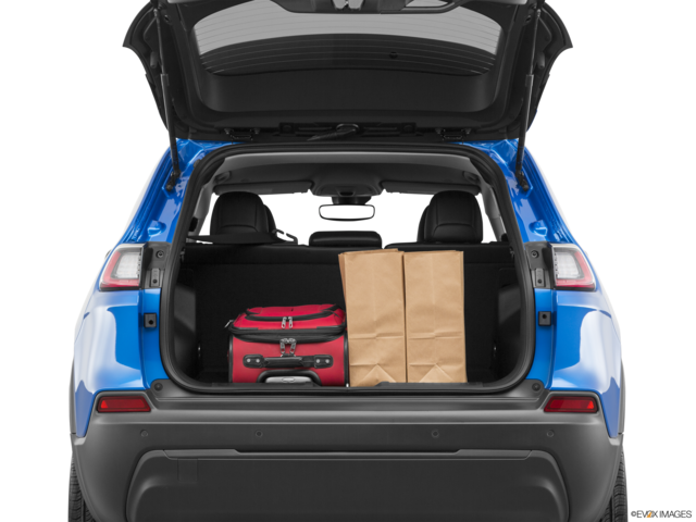 2021 jeep cherokee cargo area with stuff