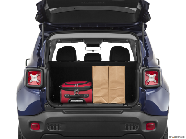 2021 jeep renegade cargo area with stuff