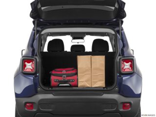 2021 jeep renegade cargo area with stuff