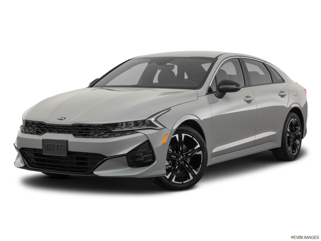 2021 kia k5 angled front