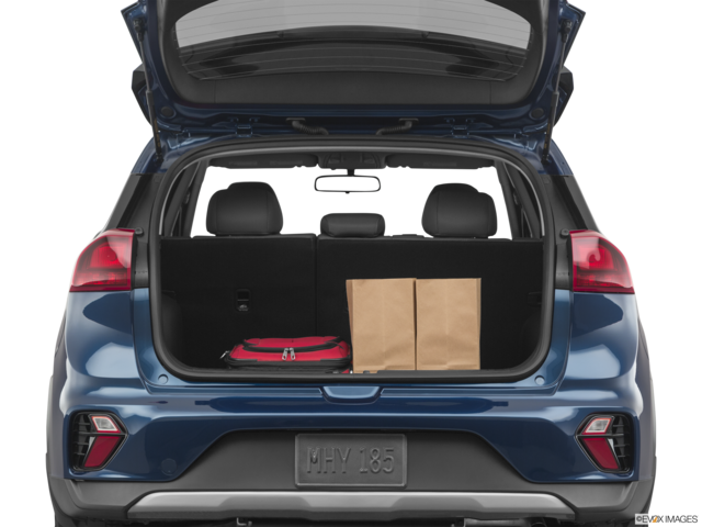 2021 kia niro cargo area with stuff