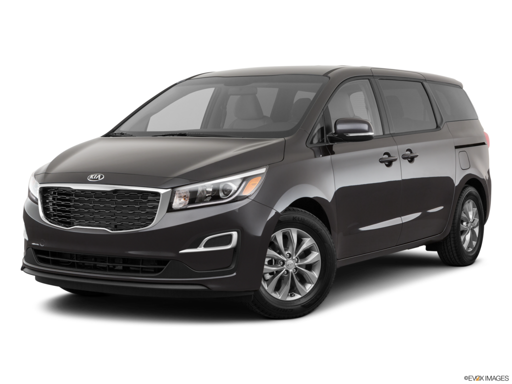 2021 kia sedona angled front