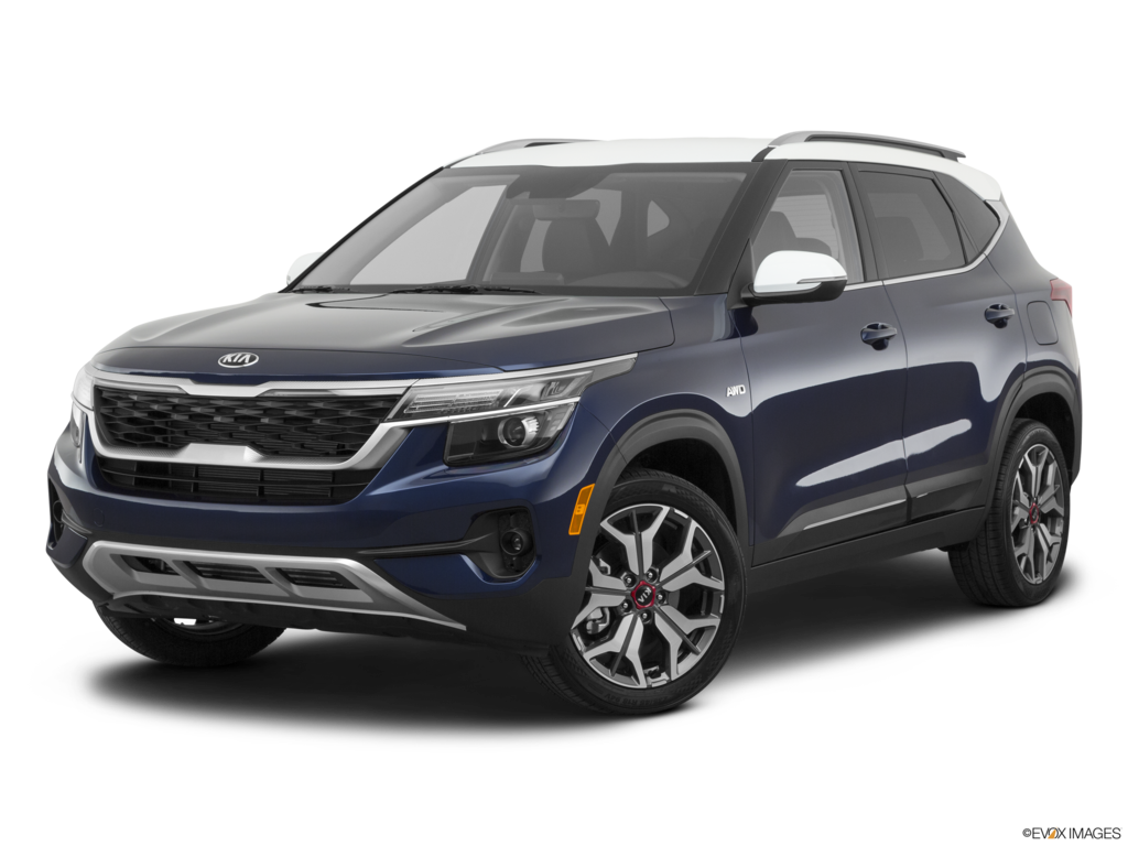 2021 kia seltos angled front