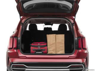 2021 kia sorento cargo area with stuff