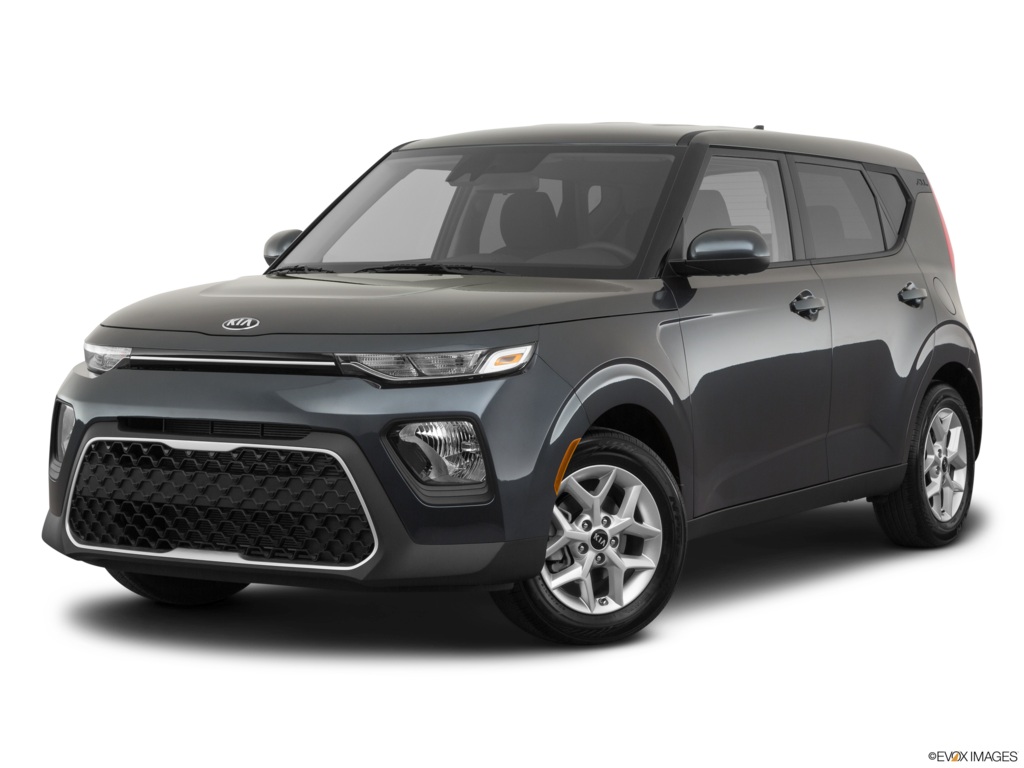 2021 kia soul angled front