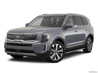 2021 kia telluride angled front