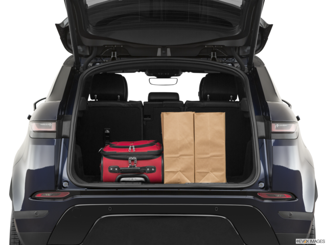 2021 land-rover range-rover-evoque cargo area with stuff