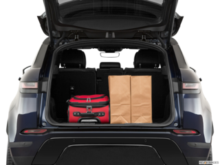 2021 land-rover range-rover-evoque cargo area with stuff