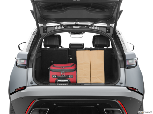 2021 land-rover range-rover-velar cargo area with stuff
