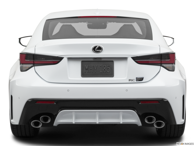 2021 lexus rc-f back