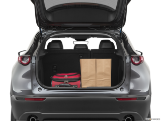 2021 mazda cx-30 cargo area with stuff