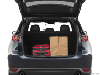 2021 mazda cx-5 cargo area with stuff