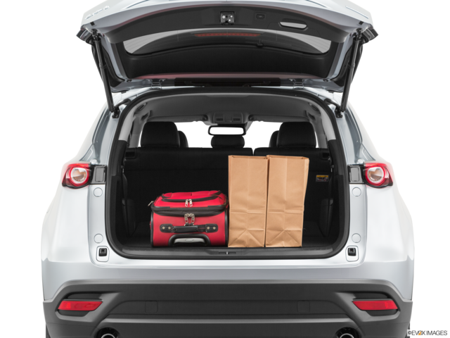 2021 mazda cx-9 cargo area with stuff