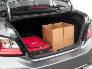 2021 mitsubishi mirage-g4 cargo area with stuff