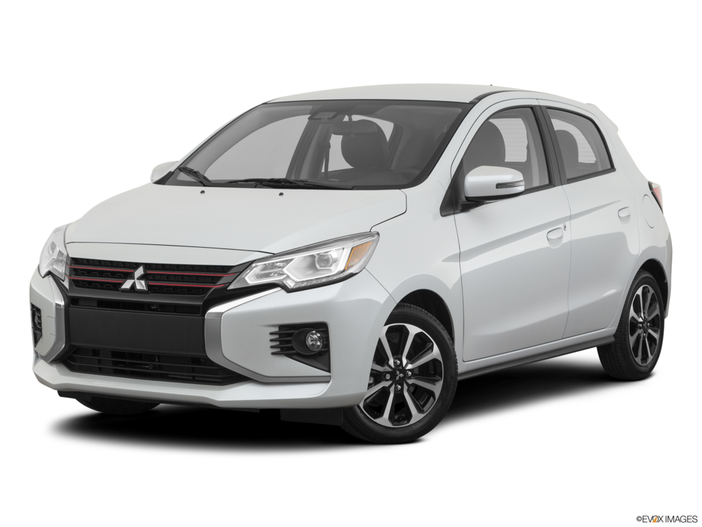 2021 mitsubishi mirage angled front