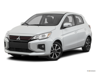 2021 mitsubishi mirage angled front