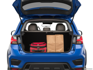 2021 mitsubishi outlander-sport cargo area with stuff