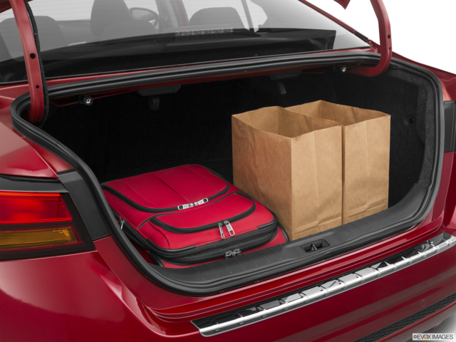 2021 nissan altima cargo area with stuff