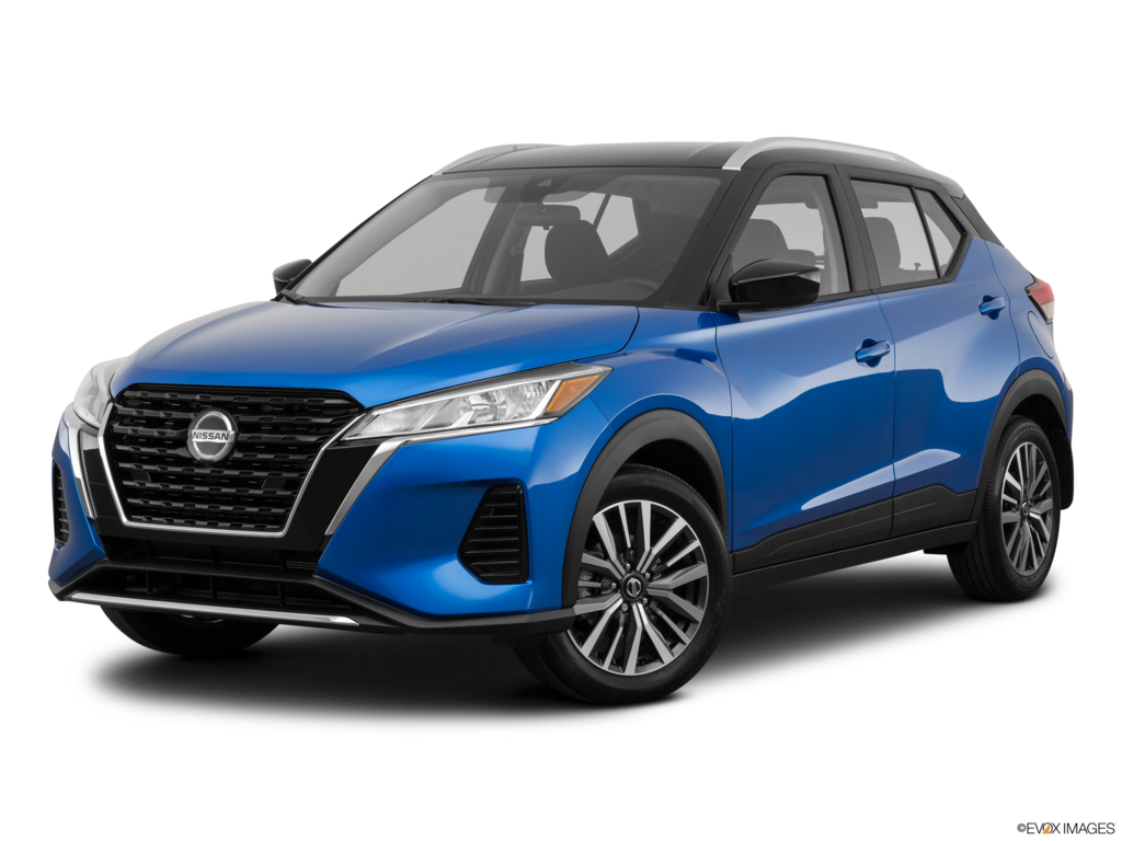 2021 nissan kicks angled front