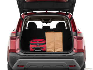 2021 nissan rogue cargo area with stuff