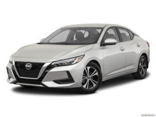 2021 nissan sentra angled front